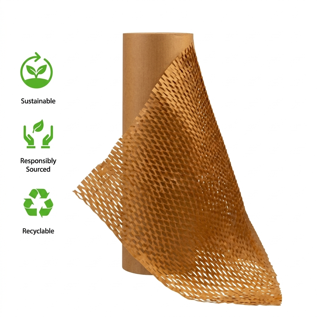 Honeycomb Paper Wrap — Bubble Wrap Replacement