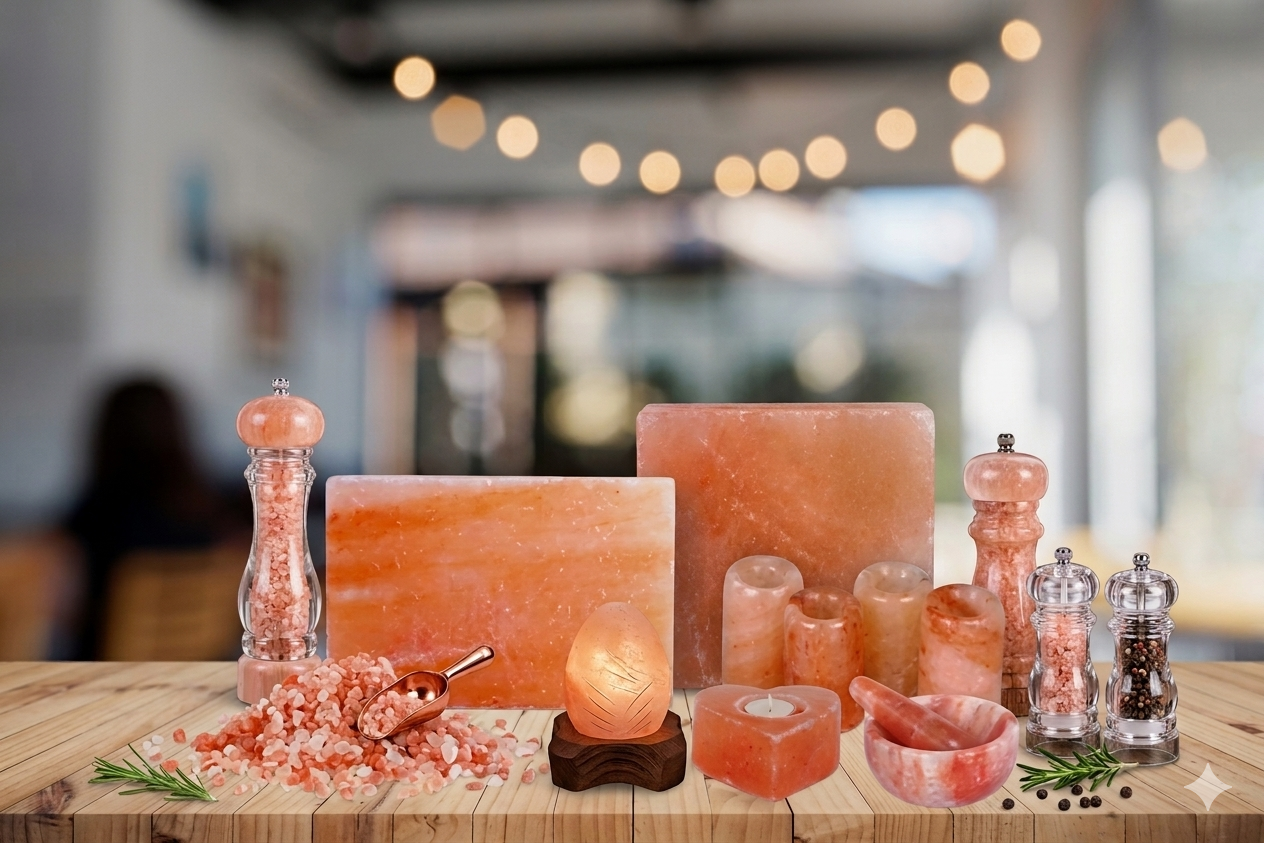 Himalayan Pink Salt — Cooking Grinders, Slabs & Blocks
