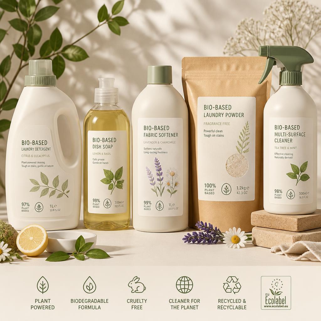 Bio-Based Detergents — EU Eco-Label Certified
