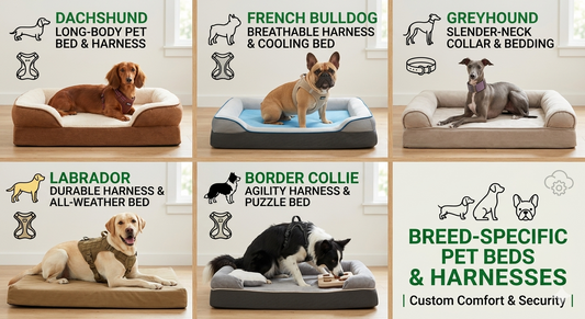 Breed-Specific Pet Beds & Harnesses