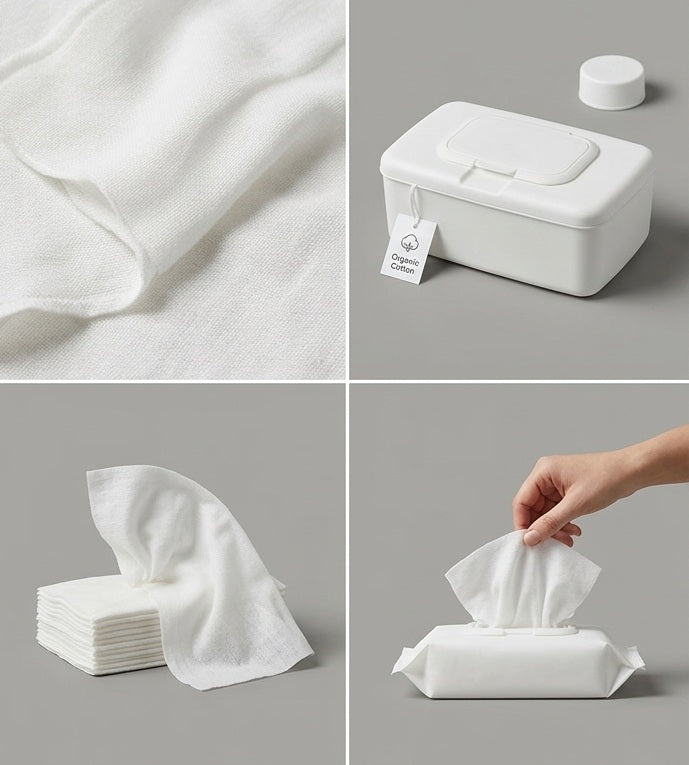 Organic Cotton Baby Wipes