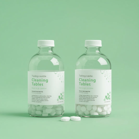 Biodegradable Cleaning Tablet Refills — Glass Bottle + Tablet Subscription